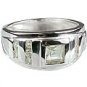MTristaN Mens Champion Ring White Topaz