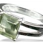 MTristaN Signature Ring Green Amethyst