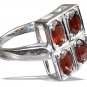 MTristaN Garnet Bridesmaid Ring