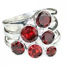 MTristaN Cocktail Ring Garnet