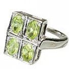 MTristaN Bridesmaid Ring Peridot
