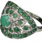 MTristaN Blossom Ring Emerald