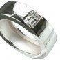 MTristaN Mens Hope Ring White Topaz
