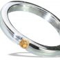 MTristaN Mens Stack Ring Citrine