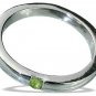 MTristaN Mens Stack Ring Peridot