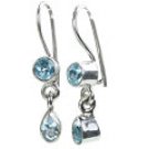 MTristaN Drop Earrings Blue Topaz