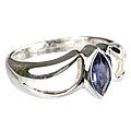 MTristaN Crest Ring Water Sapphire
