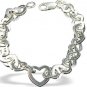M. Tristan heart bracelet pure Sterling Silver