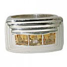 MTristaN Mens Champion Ring Citrine