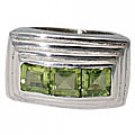 MTristaN Mens Champion Ring Peridot