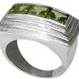 MTristaN Mens Champion Ring Peridot