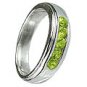 M. Tristan mens signature ring Peridot