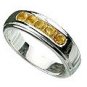 M. Tristan mens signature ring Citrine