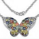 M. Tristan Sapphire butterfly necklace