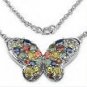M. Tristan Sapphire butterfly necklace