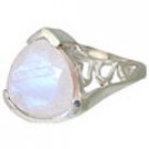 M. Tristan heart ring Moonstone