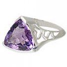 M. Tristan heart ring Amethyst