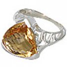 M. Tristan heart ring Citrine
