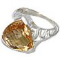 M. Tristan heart ring Citrine