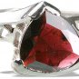 M. Tristan heart ring Garnet