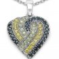 M. Tristan heart pendant Sapphire