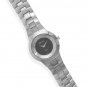 Men's Black and Silver Tone Fashion Watch