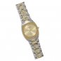 Men's Two Tone Fashion Watch with Gold Tone Face