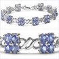 M. Tristan Daisy Chain Bracelet Tanzanite