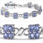 M. Tristan Daisy Chain Bracelet Tanzanite