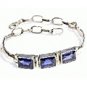 M. Tristan Trio Bracelet Water Sapphire