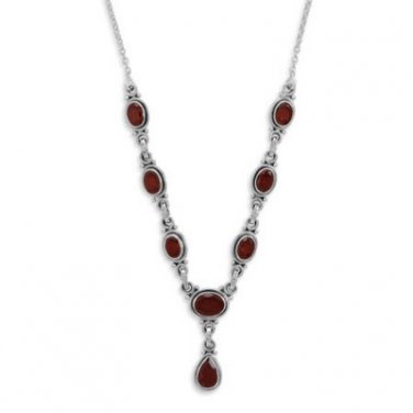 M. Tristan Garnet classic necklace