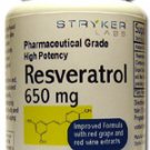 3 Bottles Ultra Potency Resveratrol 650 mg per capsule