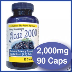 Max Potency ACAI 2000 - **2,000mg Acia -Free Ship**