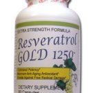 6 Bottles MAX POTENCY RESVERATROL GOLD 1250mg 100% Pure