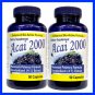 2 Bottles- Max Potency ACAI 2000 - **2,000mg Pure Acia