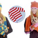 SM- Customizable Dog & Owner Sweater/ Scarf & Hat Sets