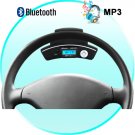Car Steering Wheel Bluetooth Adapter + Wireless Earpiece