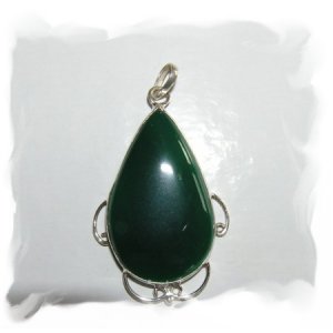 Teardrop Tsavorite Pendant