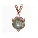 Banded Tsavorite Pendant