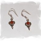 Red Onyx Earrings