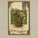 VINTAGE 1909 EMBOSSED CHRISTMAS POSTCARD WITH ONE CENT UNITED STATES STAMP VINTAGE 1909 EMBOSSED CHRISTMAS POSTCARD WITH ONE CENT UNITED STATES STAMP