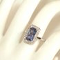 Vintige Estate Tanzanite Diamond 14KGold Cocktail Ring