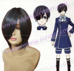 Ciel Phantomhive black wig from Kuroshitsuji