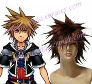 Kingdom Hearts  Sora cosplay wig