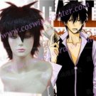 gintama Okita Sougo Nylon black Cosplay Wig