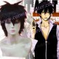 gintama Okita Sougo Nylon black Cosplay Wig