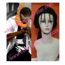 Bleach 9th Division Captain Tousen Kanamei  Halloween Cosplay Wig