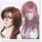 Final Fantasy XIII 13 Lightning (brown)  Halloween Cosplay  Wig