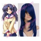 Blue 60cm CLANNAD-ICHINOSE KOTOMI Nylon Cosplay Wig