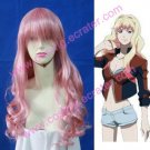 Macrosss F   Sheryl Nome pink Halloween Cosplay wig